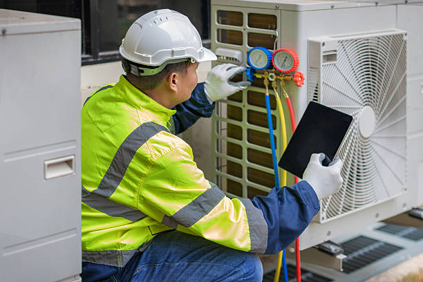 Professional Air Duct Cleaning technician working in Paoli, OK